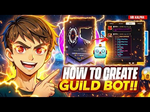 ​🔥 Create VIP Guild Bot in 5 Minutes! | Free Fire New Trick
