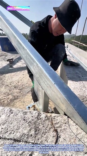 Constructing the Framework: Steel Frame Assembly on a Construction Site