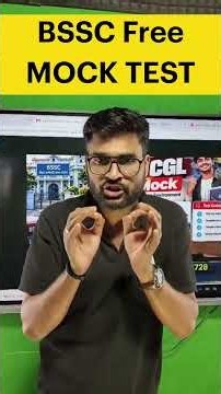 BSSC CGL 4 Free Mock Test #Bssc #bsscmocktest #biharssc #allindia