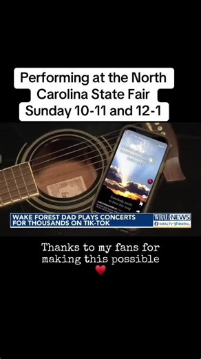 come see me this weekend on Sunday at the North Carolina State fair Sunday October 25th 10-11 and 12-1 heritage circle stage!! 🙏 #ncstatefair