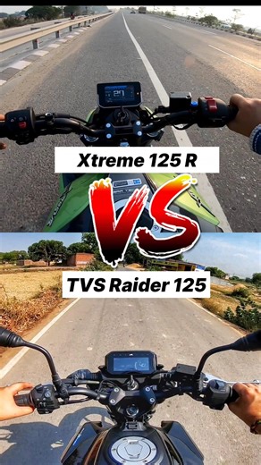 Hero Xtreme 125r vs TVS Raider 125 🤯💥 Gear Challenge #shorts #xtreme125r