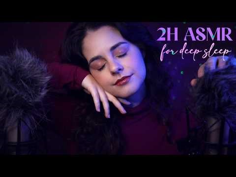 2H ASMR 🌙 Fluffy Mic & Gentle Whispering for DEEP SLEEP
