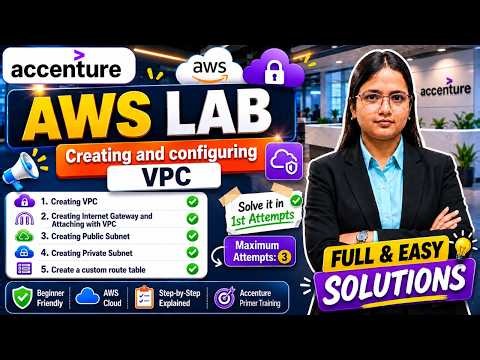 Creating and Configuring VPC in AWS | Accenture AWS Lab Solution | Accenture Primer Training