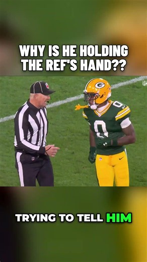 Matthew Golden Holds Referee's Hand