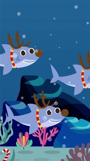 Santa Shark | Reindeer Shark #doodoo | Baby Shark Christmas Songs | #christmassongs #christmas2026