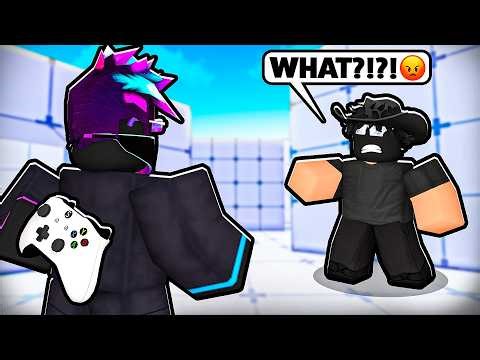 I secretly used AUTOSHOOT against #1 SNIPER PLAYER in Roblox Rivals!