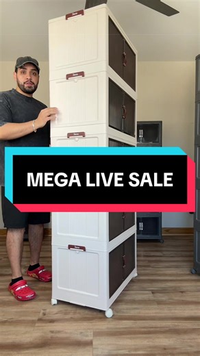 Join Our Mega Live Sale for Stackable Storage Solutions