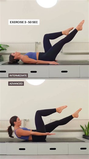 Can You Last 50 Seconds Per Move? 👀 5 Pilates Moves for Sculpted Abs #pilates #art @LillySabri