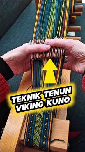 Tablet Weaving: Teknik Tenun Kuno Viking yang Masih Dipakai Hingga Sekarang🥰👍 #halunik #idekreatif