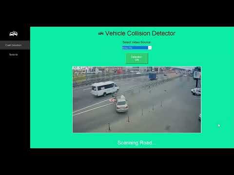 🚨 Real-Time Collision Detection System using Python AI Model