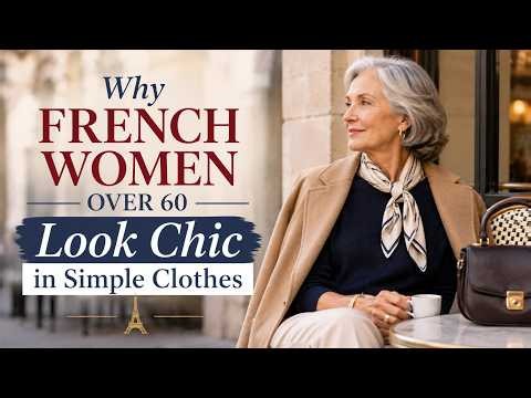 Why French Women Over 60 Look Chic in Simple Clothes