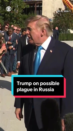 “We're looking at it very strongly,” President Trump said Monday on reports that a female scientist in Siberia might have died of exposure to the plague after a lab accident. “They call it pneumonia, and pneumonia, you know, years ago you could treat pneumonia easier,” he said. “The microbes and the germs have gotten stronger disproportionately, but we'll help them.” Russian media initially reported that the researcher broke a test tube containing plague bacteria in late September, came down wit