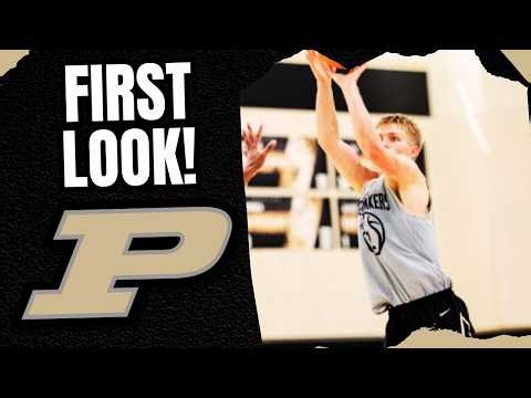 FIRST LOOK: Purdue Posts Luke Ertel Footage!
