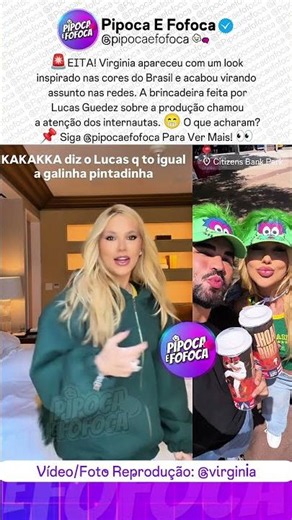 Lucas Guedez Faz Piada Com Look De Virginia E Reação Viraliza 😳 #virginia