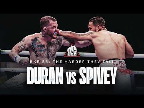 FULL Bare Knuckle Fight | Robert Duran Jr. vs. Austin Spivey | BKB 53: The Harder They Fall
