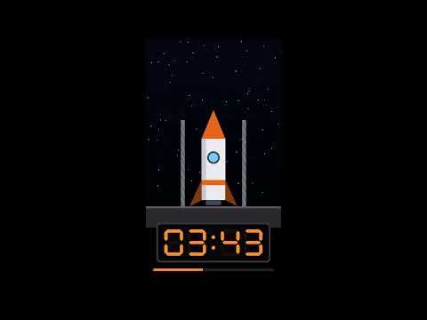 9 Minute Timer with Alarm [ROCKET LAUNCH] 🚀 #timerlab