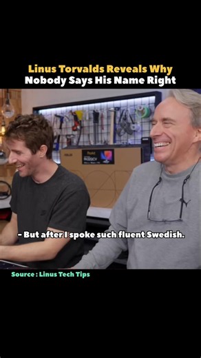 Linus Torvalds Explains Why Everyone Says His Name Wrong #shorts #linux #coding #knowledge