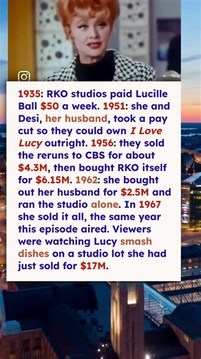 How Lucille Ball Went From $50 a Week to Selling the Whole Studio for $17 Million