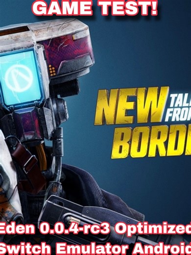 GAME TEST! Eden 0.0.4-rc3 Optimized (Switch Emulator) •Game Name: New Tales from the Borderlands (v1.0.0) •Game Size: 6.12gb (NSP) •Genre: Episodic, Narrative, Adventure •Issues/Status: Playable, Good, Unstable, FPS Drops, Graphic Bugs (Texture Error) •Device/Specs: Xiaomi Redmi Turbo 3 (Poco F6), Adreno 735, SD 8s Gen 3, 12/256, Android 15, HyperOs 2 (Not Rooted) •Controller: DATA FROG Switch Pro •How to Add Cheats/Link: https://youtu.be/4EoUp-gzwWU •How to Set up/Link: https://youtu.be/N84V8s2