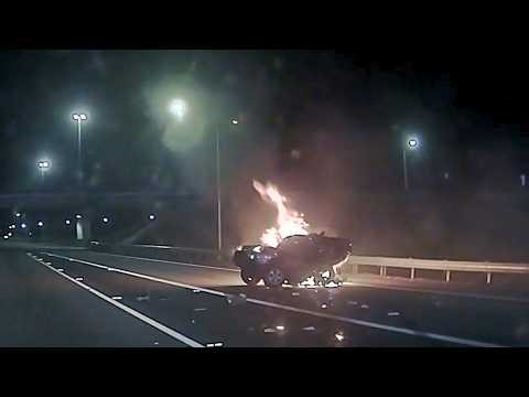 150mph Police Chase Ends in Total Destruction