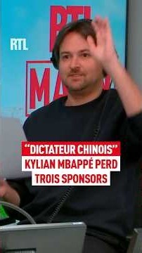 "Dictateur chinois" : Kylian Mbappé perd trois sponsors chinois