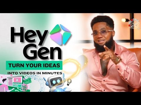 Create professional Videos in Minutes with HeyGen AI!