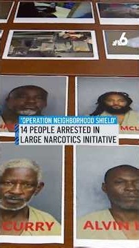 14 arrested in narcotics initiative ‘Operation Neighborhood Shield'
