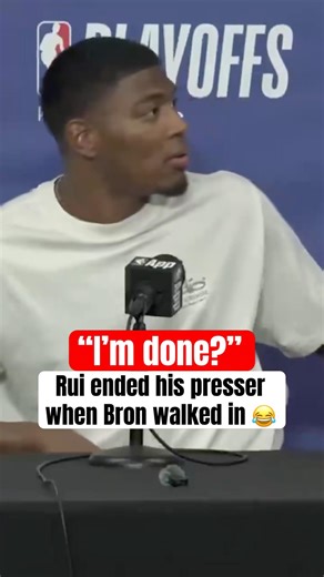 Rui got out of there for LeBron 🤣