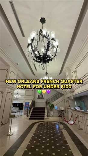 30% OFF YOUR STAY WHEN YOU BOOK THROUGH THE TAGGED LOCATION!!!! 💜💛💚 #tiktokgostarcreator #crowneplaza #neworleans #neworleanstravel #wheretostay