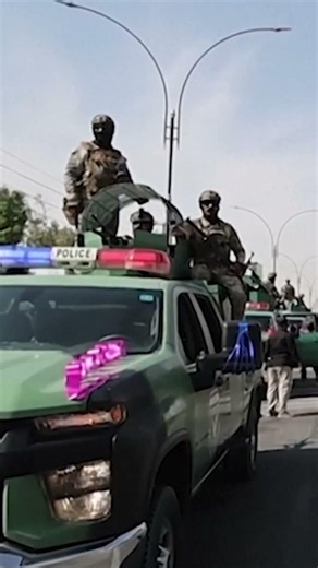 Iraqi Security Forces Celebrate With Elaborate Parade After US Military Withdraws Troops #shorts