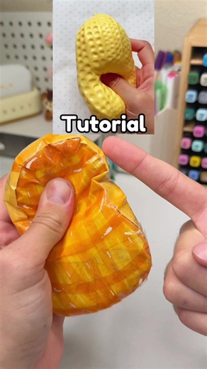 🥜DIY Crunchy Peanut Squishy👀!? ##papersquishy##diysquishy##diycrafts##diy##crafts