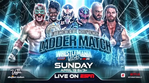 【摔角狂热42】洲际冠军六人梯子大战