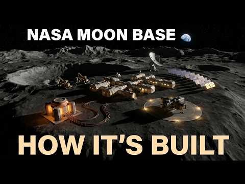 NASA's $20 Billion Moon Base — Here Is How They Actually Build It