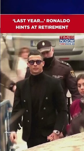 Cristiano Ronaldo’s Shocking Retirement Hint, Says ‘Last Year…’ | Watch #shorts