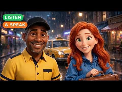 James the Taxi Driver | A2 English Story | Eazy Buzzy English