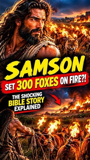 Samson Set 300 Foxes on Fire?! 😱 The Shocking Bible Story Explained