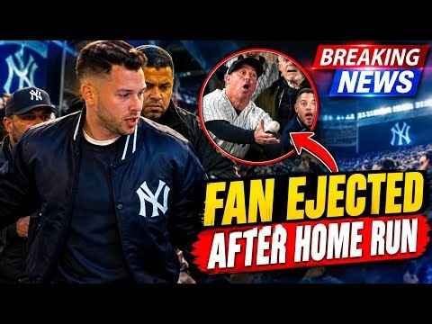 Yankees Fan Ejected After Shocking Home Run Interference Controversy! | MLB Viral Moment