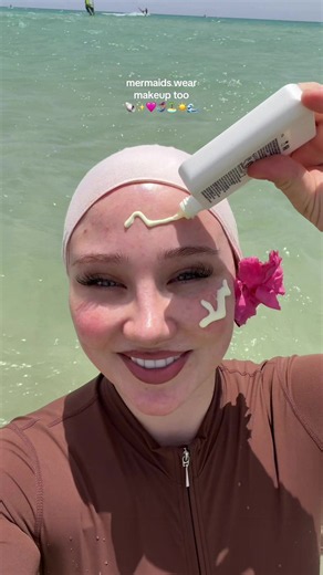Beach Hijabi Makeup: Sun-Safe Glow with La Roche-Posay & Dior