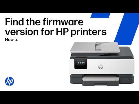 How to check your HP printer firmware version | HP Support