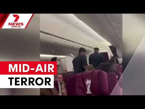 Security scare on Melbourne to Doha flight | 7NEWS