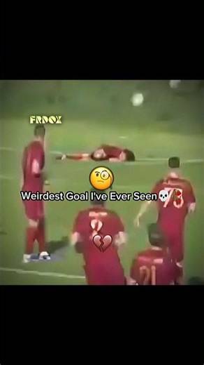 Bro scored the weirdest goal in the history of football😭✌️🥀#shorts #viral #funny #football #trending