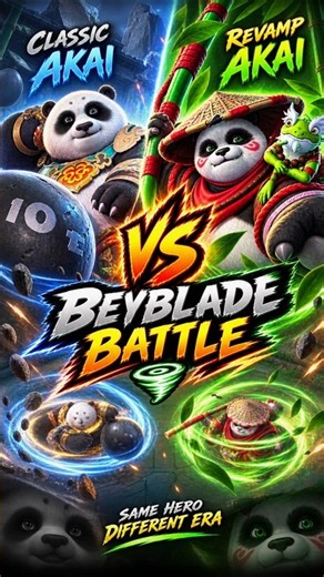 Classic Akai vs Revamp Akai: BEYBLADE BATTLE! | Mobile Legends