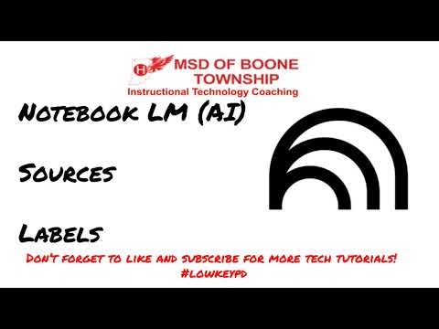 Low Key PD: Source Labels in Notebook LM