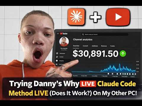 Trying Danny’s Why NEW Claude Code Method LIVE (Does It Work?) On My Other PC!