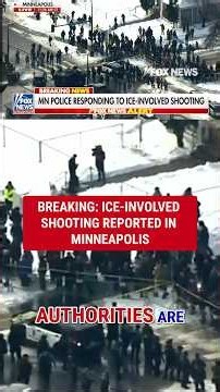 BREAKING: ICE-involved shooting reported in Minneapolis #shorts #foxnews #us #crime