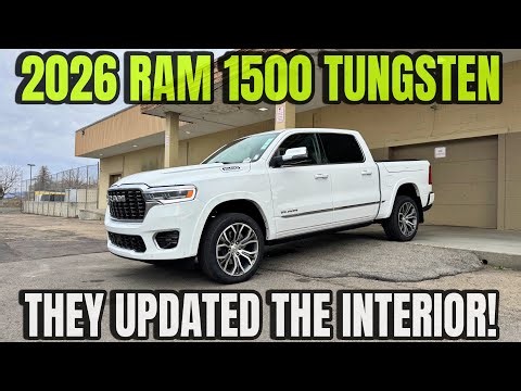 2026 RAM 1500 Tungsten: They Already Updated The Interior For This Year!?!?!?