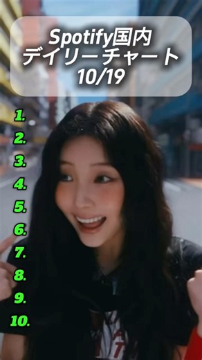 【最新】いま日本で最も聴かれている神曲TOP10（Spotify 10/19）