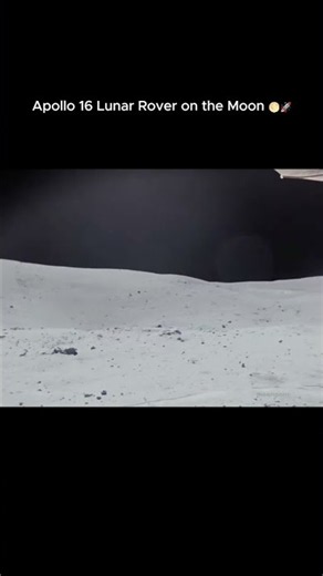 Apollo 16 Lunar Rover on the Moon 🌕🚀#Apollo16 #NASA #Moon
