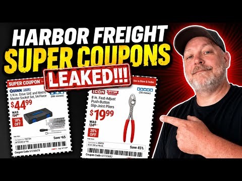 🔥 NEW MAY-JUNE SUPER COUPONS! Harbor Freight Deals (5/26 - 6/7)