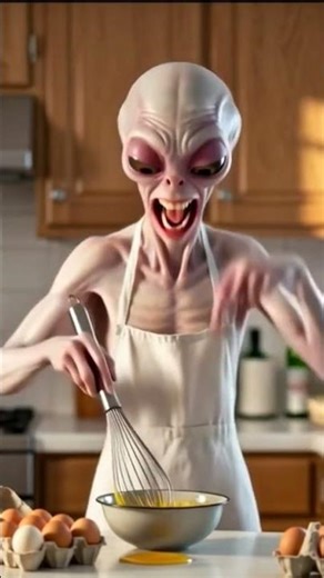 Alien needs a drink badly.